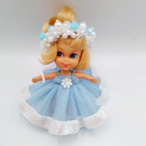 Beautiful fairy Liddle Kiddles Doll handmade outfit clothes 6 pc set, dress
