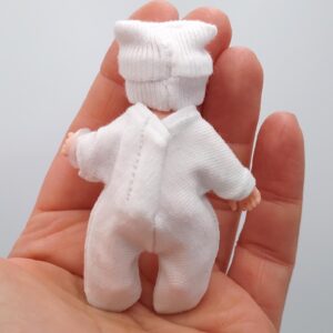 my mini baby zuru clothes for 2.5 inch 1:6 scale doll N0 doll No bed
