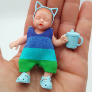 my mini baby zuru clothes for 2.5 inch 1:6 scale doll N0 doll